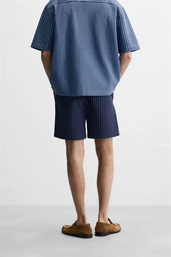 ШОРТЫ RELAXED FIT SEERSUCKER
