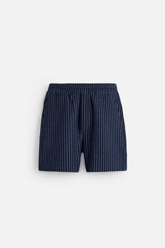 ШОРТЫ RELAXED FIT SEERSUCKER