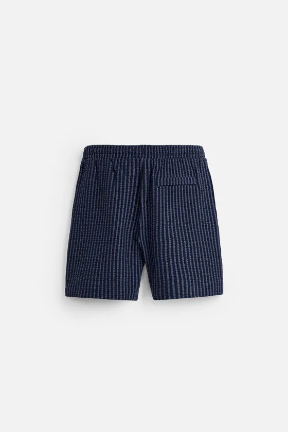 ШОРТЫ RELAXED FIT SEERSUCKER