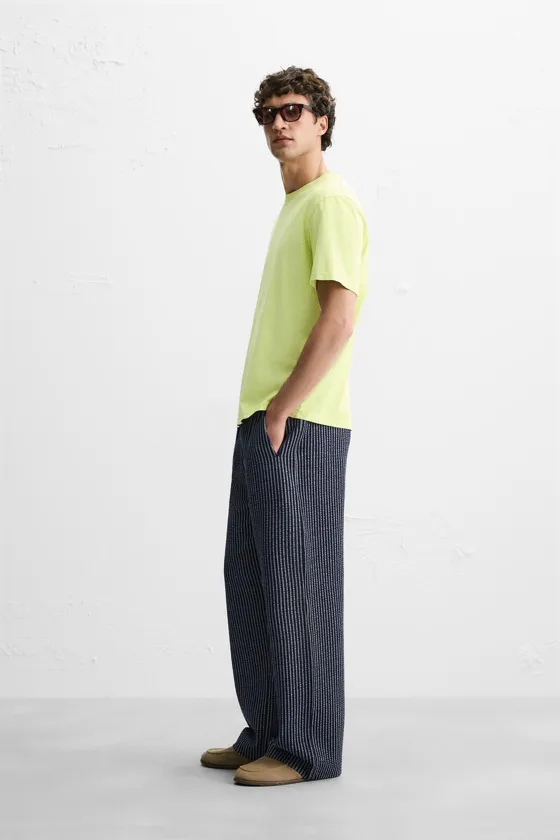 БРЮКИ RELAXED FIT SEERSUCKER