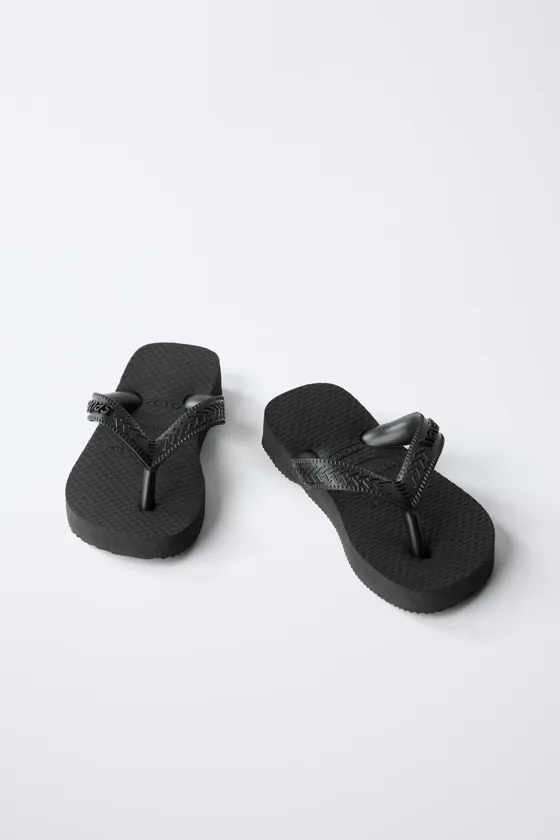 босоножки havaianas x zara