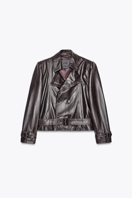 КУРТКА В БАЙКЕРСКОМ СТИЛЕ ИЗ 100% КОЖИ — ZW COLLECTION, LIMITED EDITION