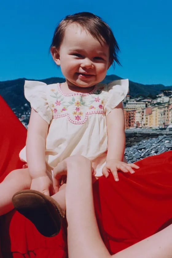 ПЛАТЬЕ И ТРУСЫ С ВЫШИВКОЙ «ЦВЕТЫ»