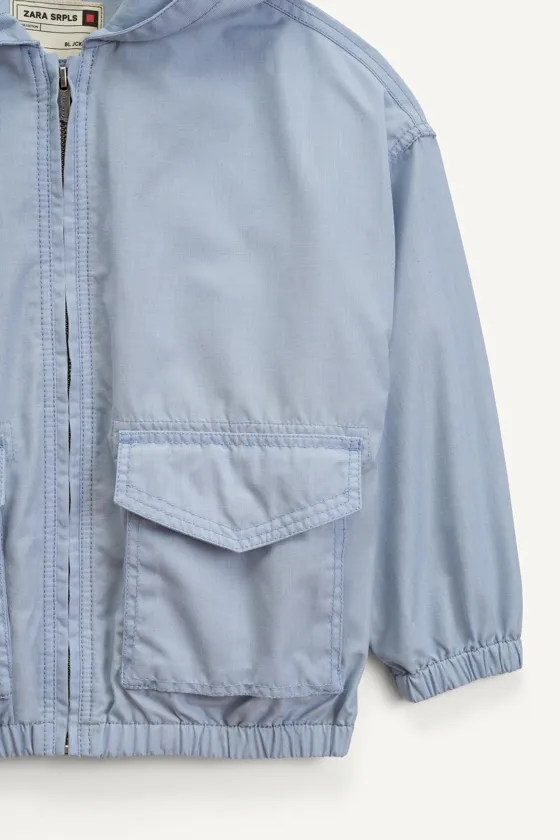 Куртка с капюшоном zara