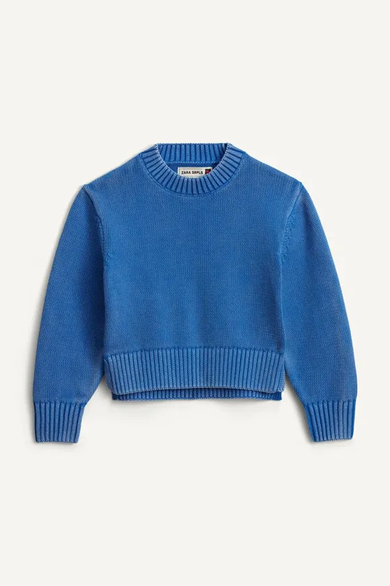 Блуза с длинным рукавом zara
