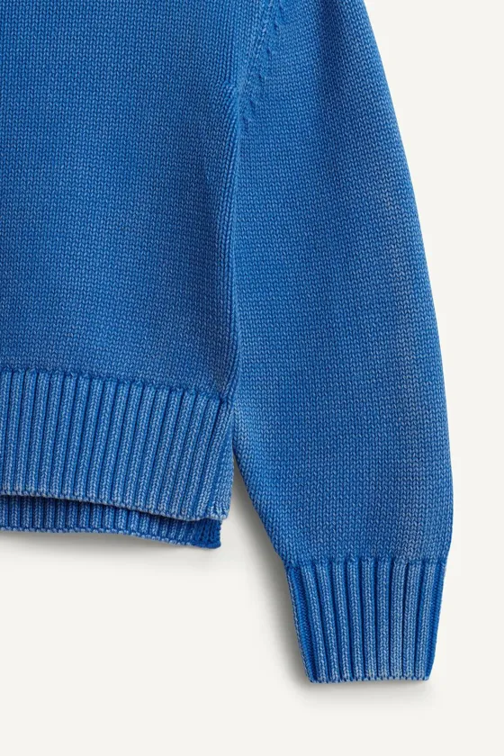 Блуза с длинным рукавом zara