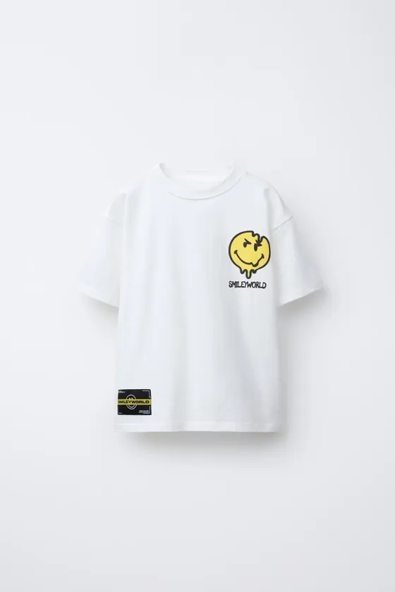 ФУТБОЛКА С ПРИНТОМ SMILEYWORLD ®