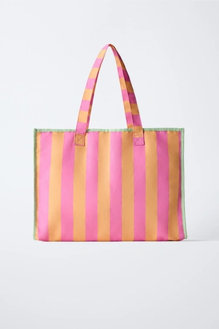 Покупатель в полоску с принтом «лило и шов» ©- Заказать в России