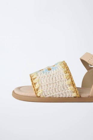 Вязанные босоножки без пятки- Заказать в России