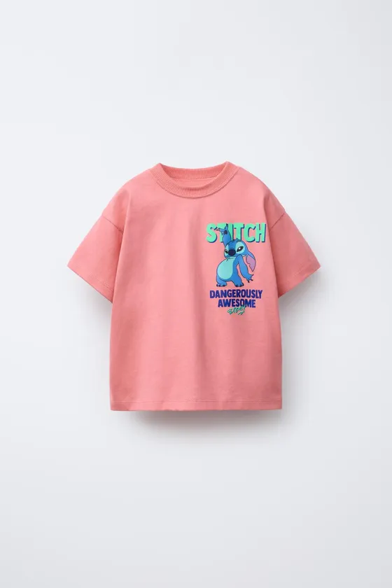 ФУТБОЛКА С ПРИНТОМ LILO & STITCH © DISNEY