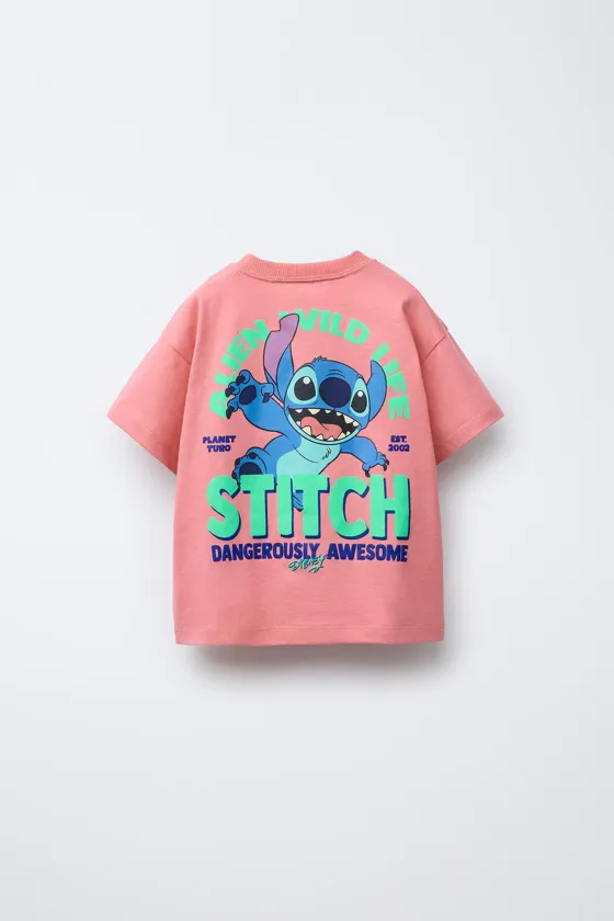 ФУТБОЛКА С ПРИНТОМ LILO & STITCH © DISNEY
