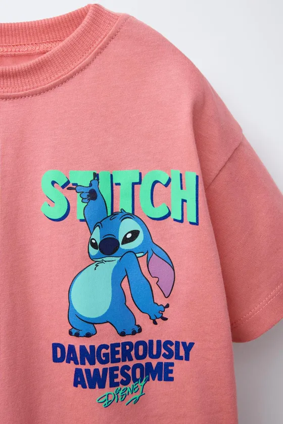 ФУТБОЛКА С ПРИНТОМ LILO & STITCH © DISNEY