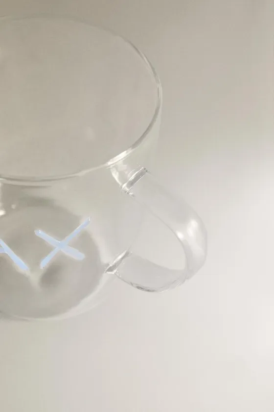 боросиликатная кружка с надписью