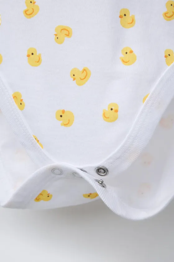 Набор из 5 боди с утятами