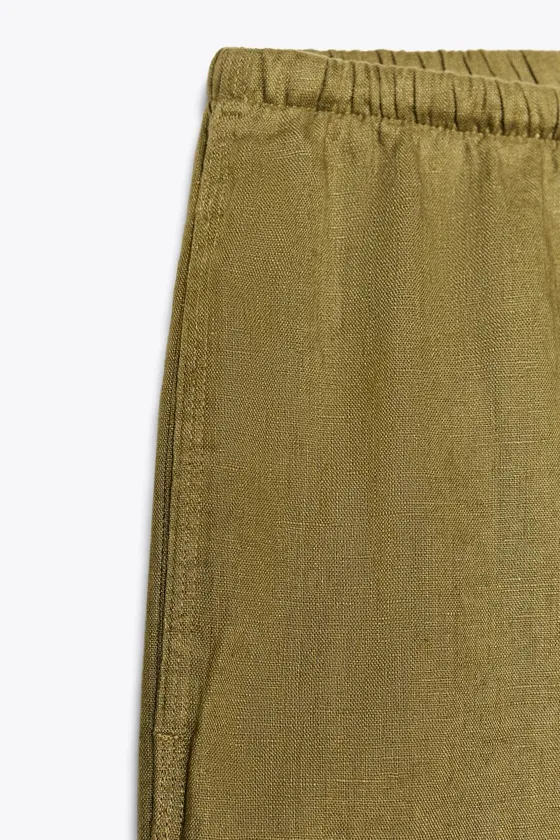 БРЮКИ ПАЛАЦЦО ИЗ 100% ЛЬНА — ZW COLLECTION