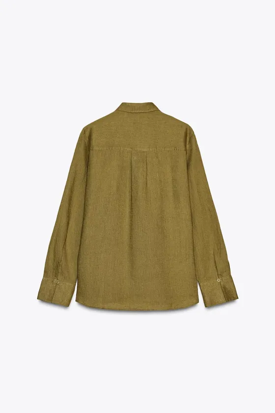 РУБАШКА ИЗ 100% ЛЬНА — ZW COLLECTION