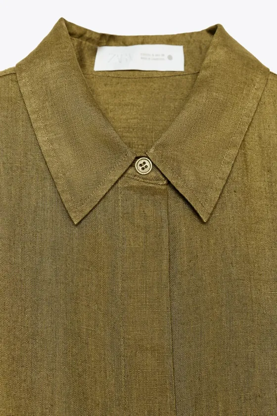 РУБАШКА ИЗ 100% ЛЬНА — ZW COLLECTION