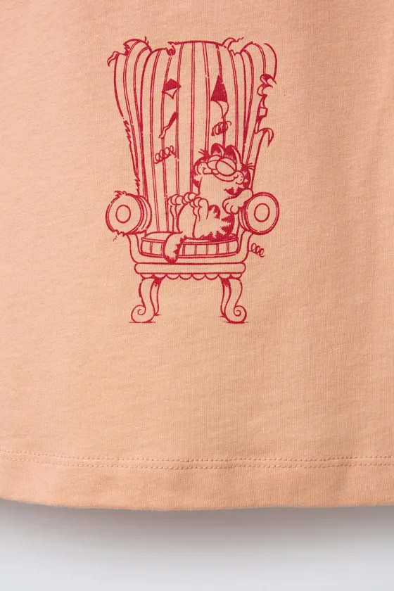 ФУТБОЛКА С ПРИНТОМ GARFIELD © PAWS INC