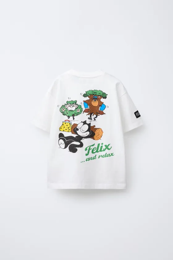 ФУТБОЛКА С ПРИНТОМ FÉLIX THE CAT © DREAMWORKS ANIMATION