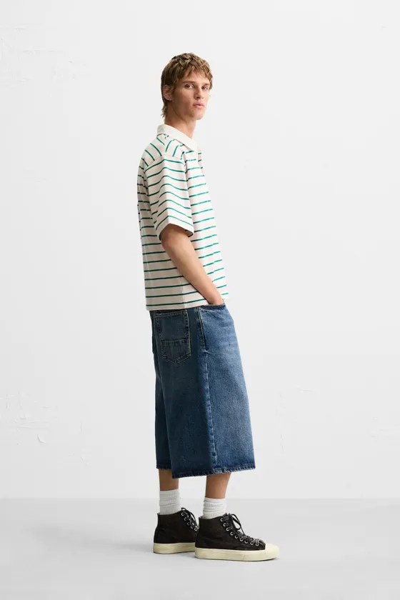 ПОЛО RELAXED FIT В ПОЛОСКУ
