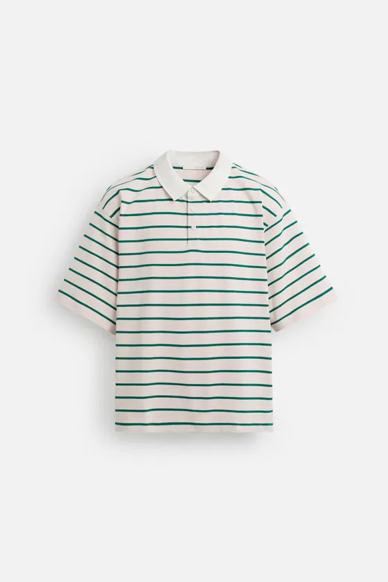 ПОЛО RELAXED FIT В ПОЛОСКУ