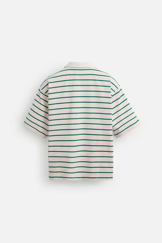 ПОЛО RELAXED FIT В ПОЛОСКУ