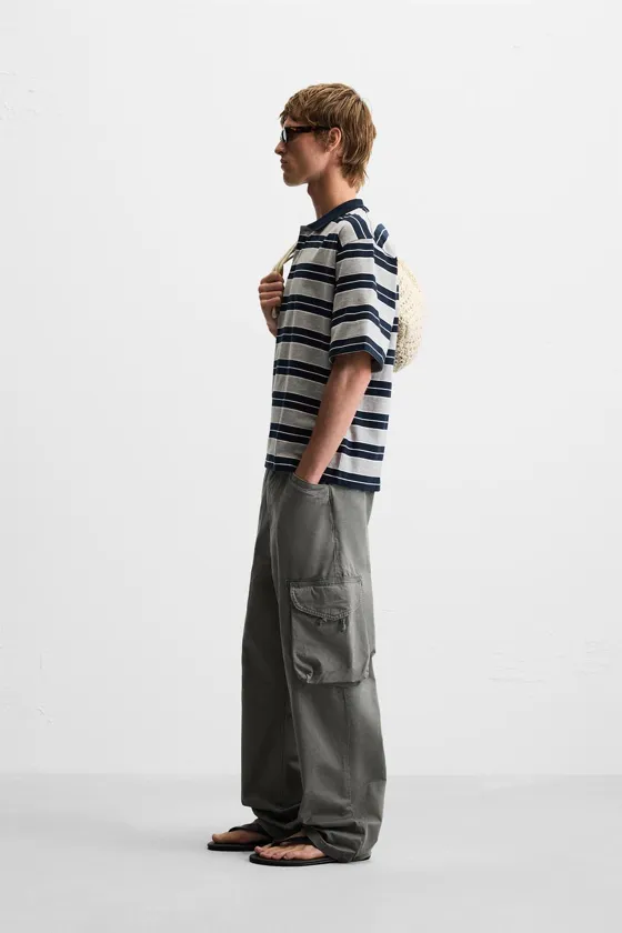 ПОЛО RELAXED FIT В ПОЛОСКУ