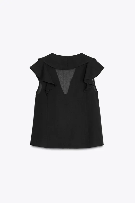 БЛУЗА С ВОЛАНАМИ