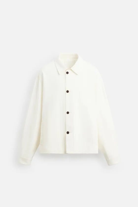 КУРТКА-РУБАШКА BOXY FIT В ЕЛОЧКУ