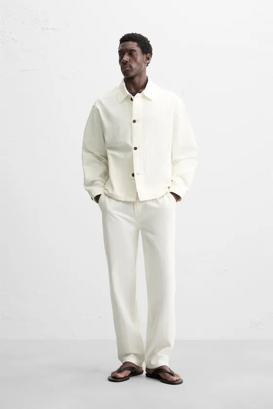 КУРТКА-РУБАШКА BOXY FIT В ЕЛОЧКУ