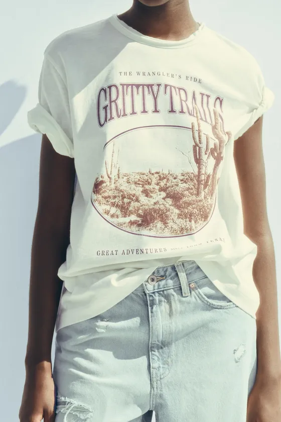 ФУТБОЛКА С ПРИНТОМ «РОДЕО»