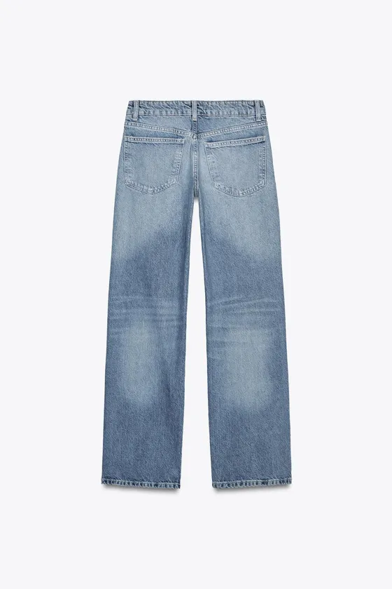 ДЖИНСЫ TRF WIDE LEG СО СРЕДНЕЙ ПОСАДКОЙ