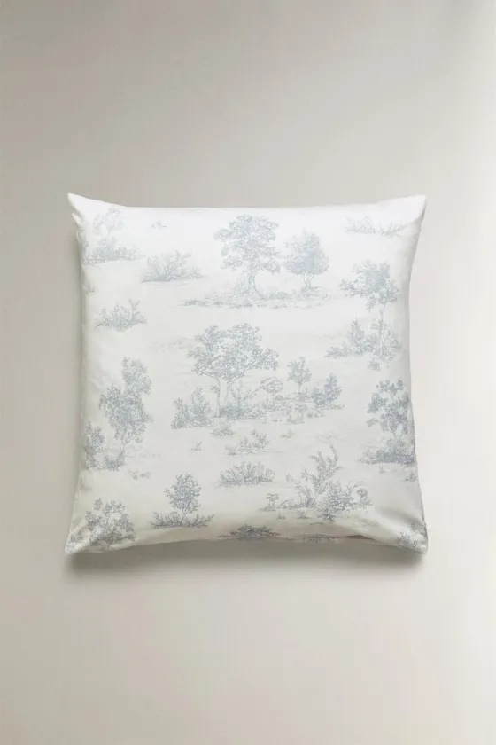 наволочка из сатина toile de jouy