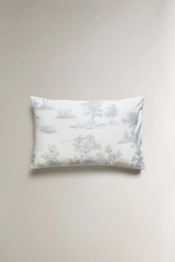 наволочка из сатина toile de jouy