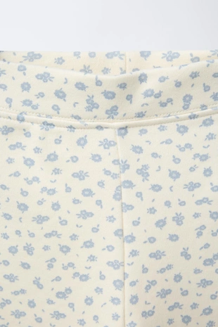 Набор из 2 легинсов-велосипедок с цветочным принтом- Заказать в России