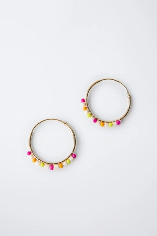 Комплект из серег-колец и чокера - Заказать в России