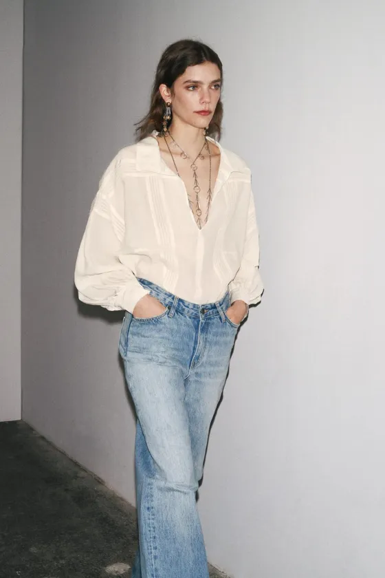 РУБАШКА В РОМАНТИЧЕСКОМ СТИЛЕ — ZW COLLECTION