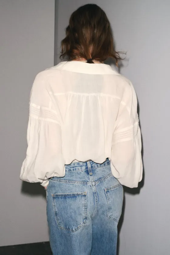 РУБАШКА В РОМАНТИЧЕСКОМ СТИЛЕ — ZW COLLECTION