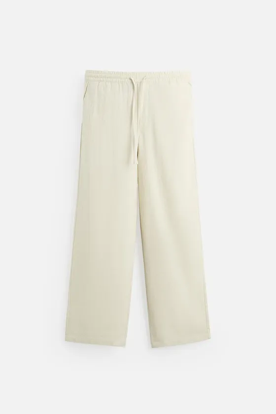 БРЮКИ ИЗ РЕЛЬЕФНОГО ЖАККАРДА