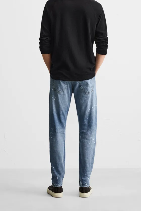 ДЖИНСЫ SKINNY FIT С РАЗРЕЗАМИ