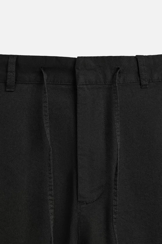 БРЮКИ STRAIGHT-LEG ИЗ РЕЛЬЕФНОЙ ТКАНИ