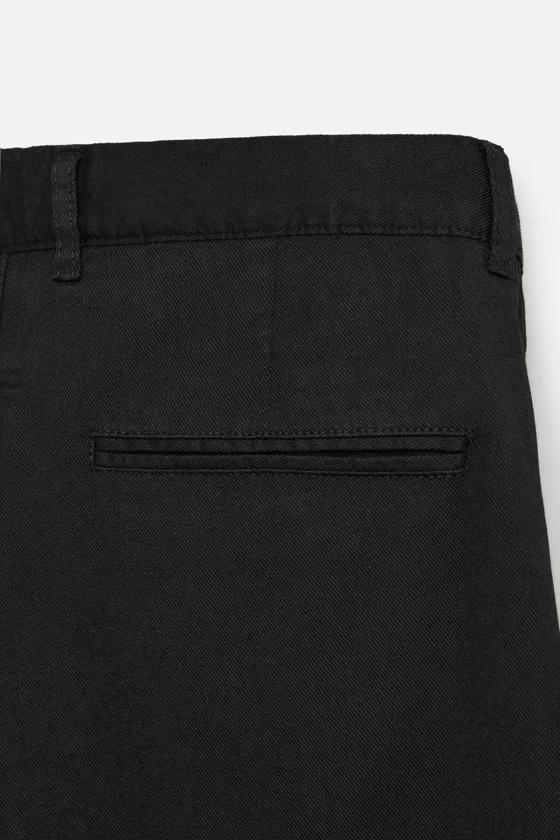 БРЮКИ STRAIGHT-LEG ИЗ РЕЛЬЕФНОЙ ТКАНИ