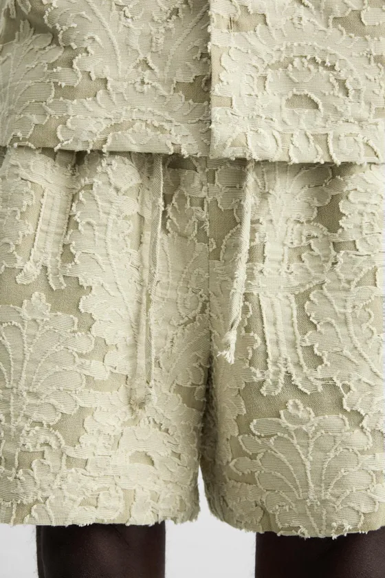 ШОРТЫ JACQUARD С ГЕОМЕТРИЧЕСКИМ ПРИНТОМ
