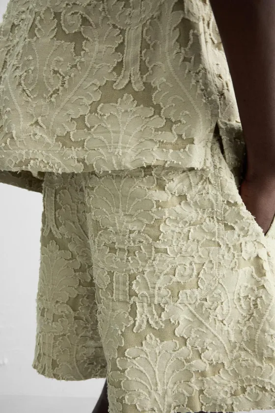 ШОРТЫ JACQUARD С ГЕОМЕТРИЧЕСКИМ ПРИНТОМ