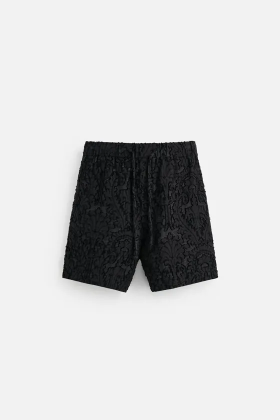 ШОРТЫ JACQUARD С ГЕОМЕТРИЧЕСКИМ ПРИНТОМ