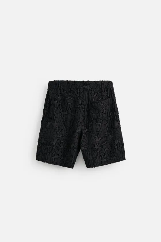 ШОРТЫ JACQUARD С ГЕОМЕТРИЧЕСКИМ ПРИНТОМ