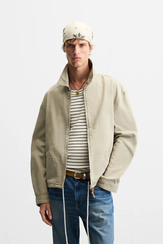 КУРТКА RELAXED FIT ИЗ ХЛОПКА