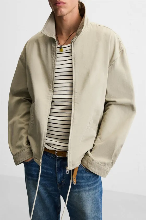 КУРТКА RELAXED FIT ИЗ ХЛОПКА