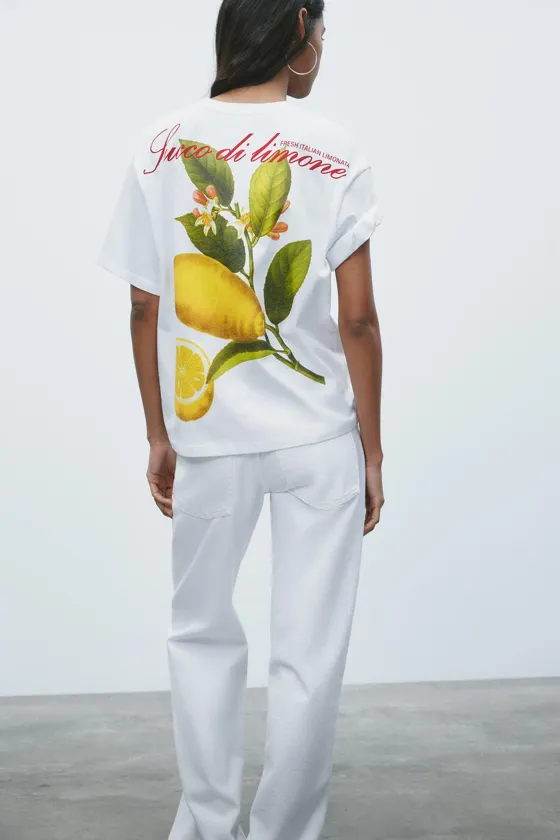 ФУТБОЛКА С ПРИНТОМ ПАНКРАСА БЕССЫ «ЛИМОН»