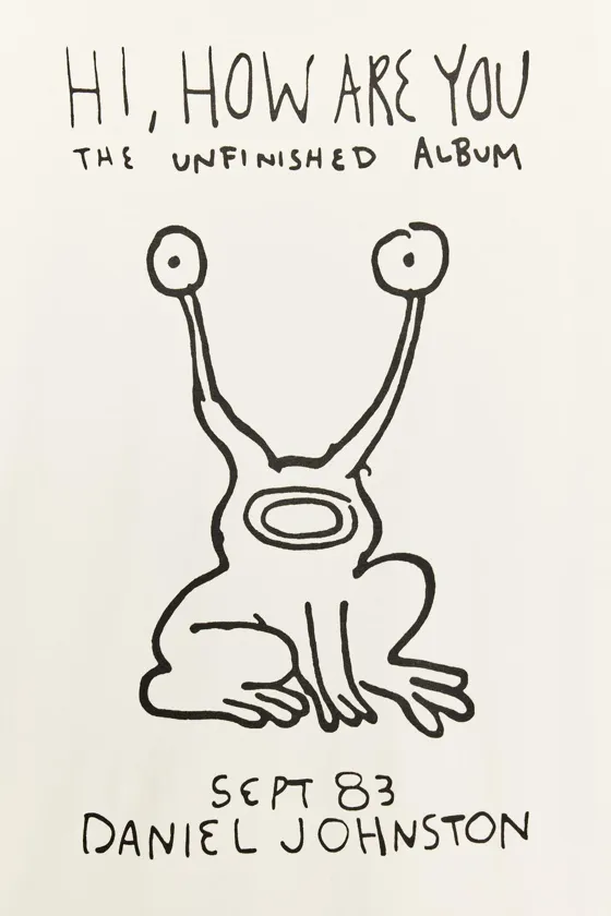 ФУТБОЛКА ИЗ ТКАНИ С ЭФФЕКТОМ ПОТЕРТОСТИ С ПРИНТОМ DANIEL JOHNSTON